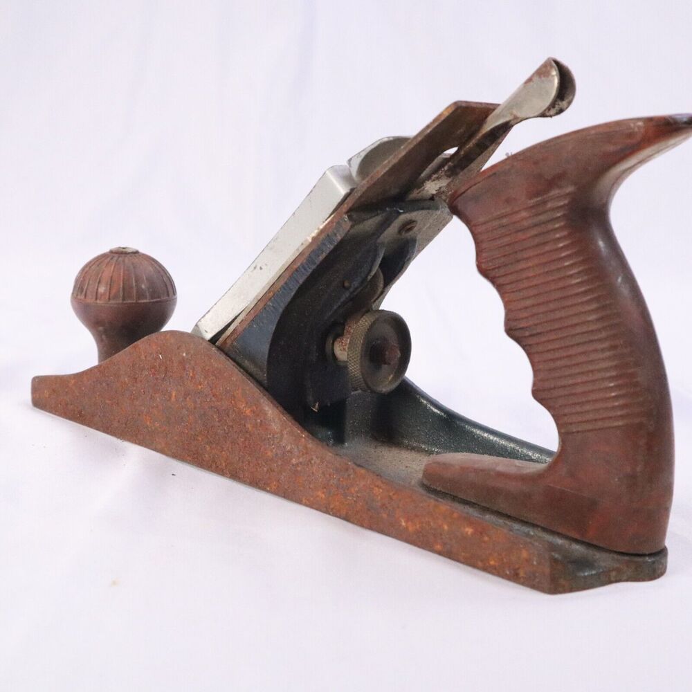 Hand Planer Corsair Great Neck Metal 10' long, Made in USA Vintage
